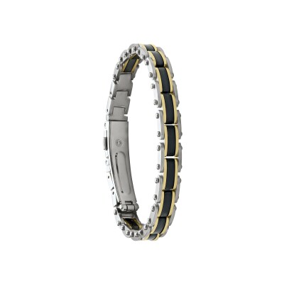 Bracelet Jourdan Bijoux Métal en acier, céramique et PVD