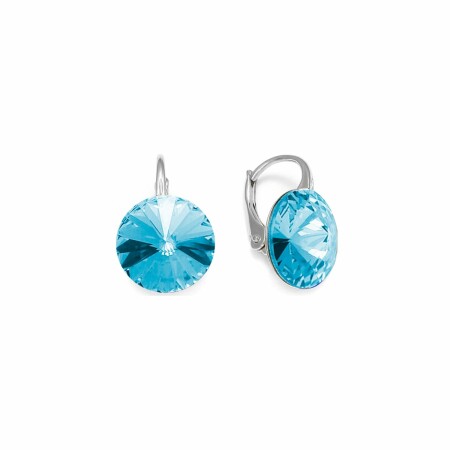 Boucles d'oreilles Spark Sweet Candy en argent plaqué platine et cristaux