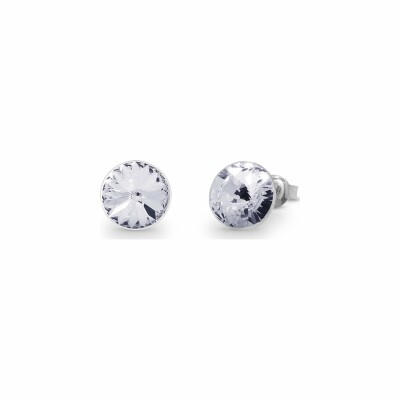 Boucles d'oreilles Spark Sweet Candy Studs en argent et cristaux