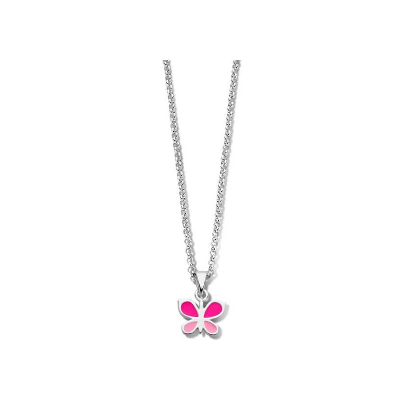 Collier Orage Kids papillon en argent