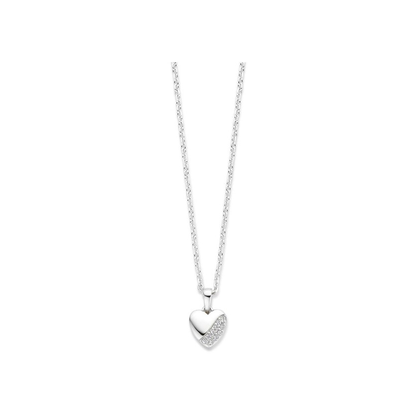 Collier Orage Kids cœur en argent