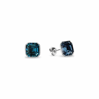 Boucles d'oreilles Spark Imperial Studs en argent et cristaux