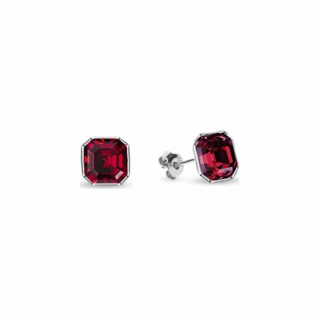 Boucles d'oreilles Spark Imperial en argent plaqué platine et cristaux