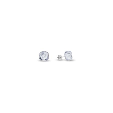 Boucles d'oreilles Spark Fantasy en argent plaqué platine et cristaux