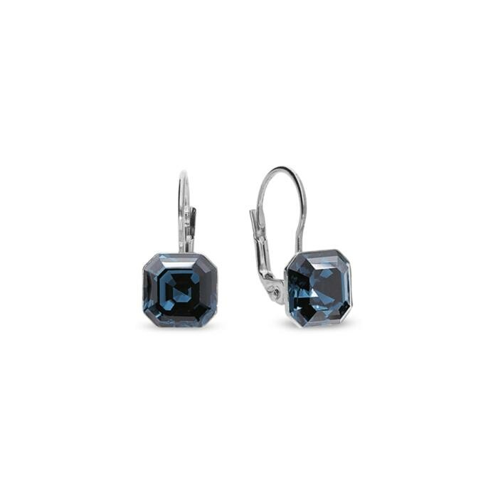 Boucles d'oreilles Spark Empire en argent plaqué platine et cristaux