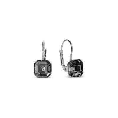 Boucles d'oreilles Spark Empire en argent plaqué platine et cristaux