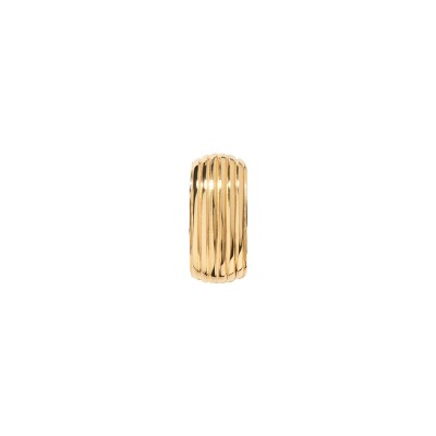 Bague Aurélie Bidermann Katt en résine et métal doré à l'or 18 carats - Ivoire