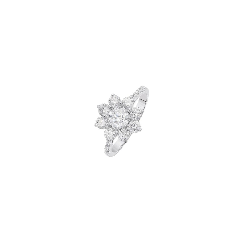 Bague B&F My Haute Joaillerie Sélection Kate en or blanc et diamants 