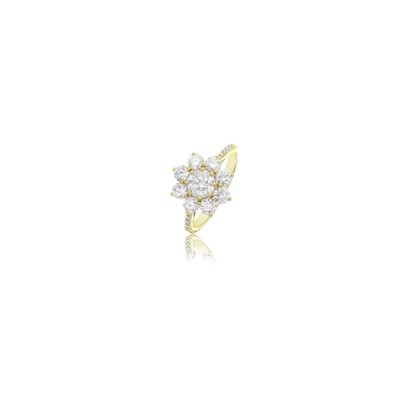 Bague B&F My Haute Joaillerie Sélection Kate en or jaune et diamants 