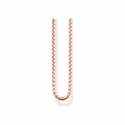 Chaîne Thomas Sabo Glam Soul en argent doré rose, 50cm