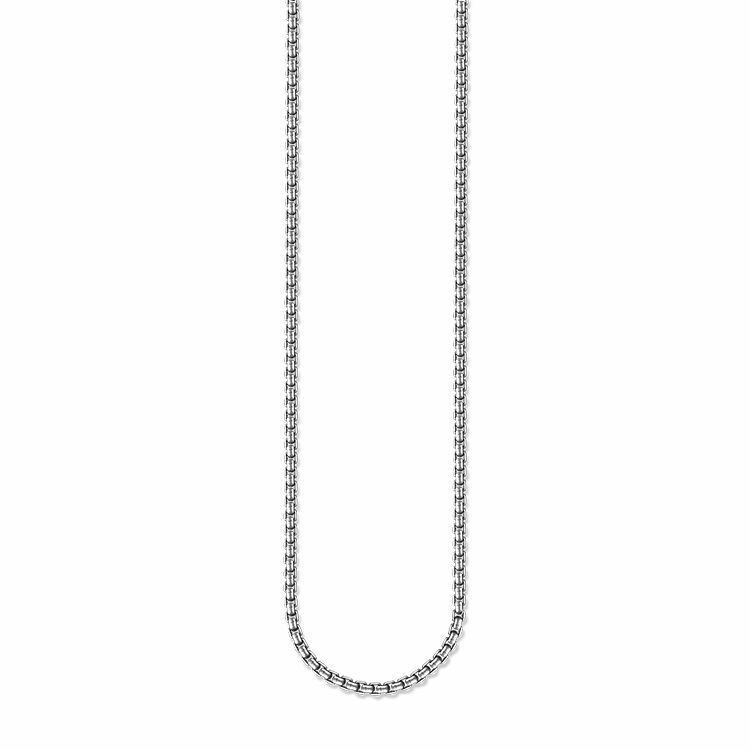 Collier Thomas Sabo Glam & Soul maille venitienne noircie en argent L (53 cm)