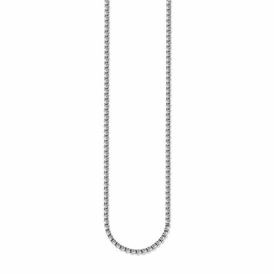 Collier Thomas Sabo Glam & Soul maille venitienne noircie en argent L (60 cm)