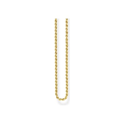 Chaîne torsadée Thomas Sabo en argent et plaqué or