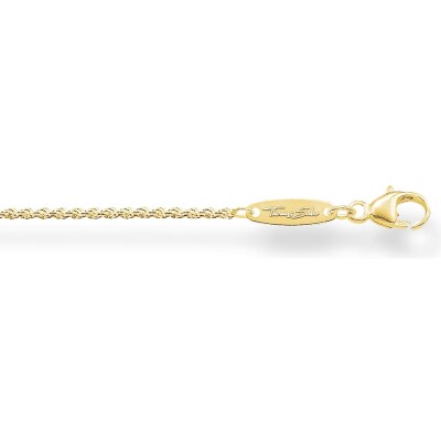 Chaîne torsadée Thomas Sabo en argent et plaqué or