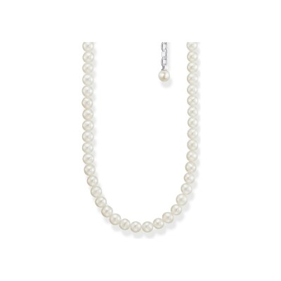 Collier Thomas Sabo en argent, perle d'eau douce et oxyde de zirconium
