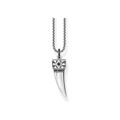 Collier pendentif Thomas Sabo en argent et oxyde de zirconium