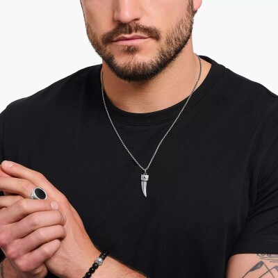 Collier pendentif Thomas Sabo en argent et oxyde de zirconium