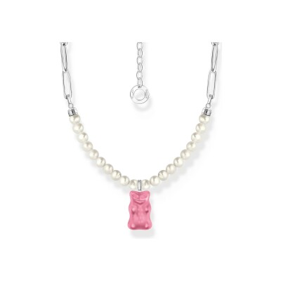 Collier Thomas Sabo THOMAS SABO x HARIBO en argent, verre et perle d'eau douce