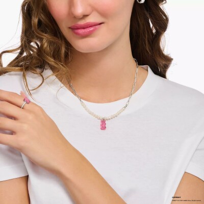 Collier Thomas Sabo THOMAS SABO x HARIBO en argent, verre et perle d'eau douce