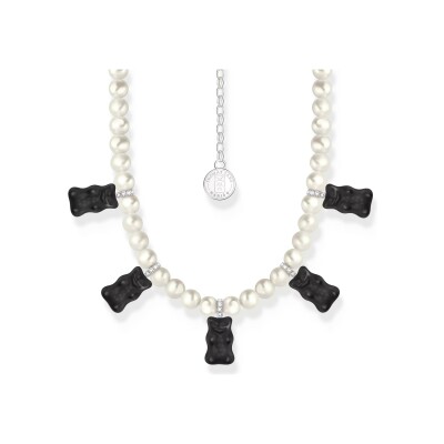 Collier Thomas Sabo THOMAS SABO x HARIBO en argent, verre, oxyde de zirconium et perle d'eau douce