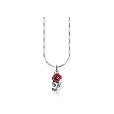 Collier pendentif Thomas Sabo en argent et email