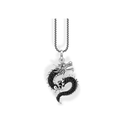 Collier pendentif Thomas Sabo en argent et oxyde de zirconium