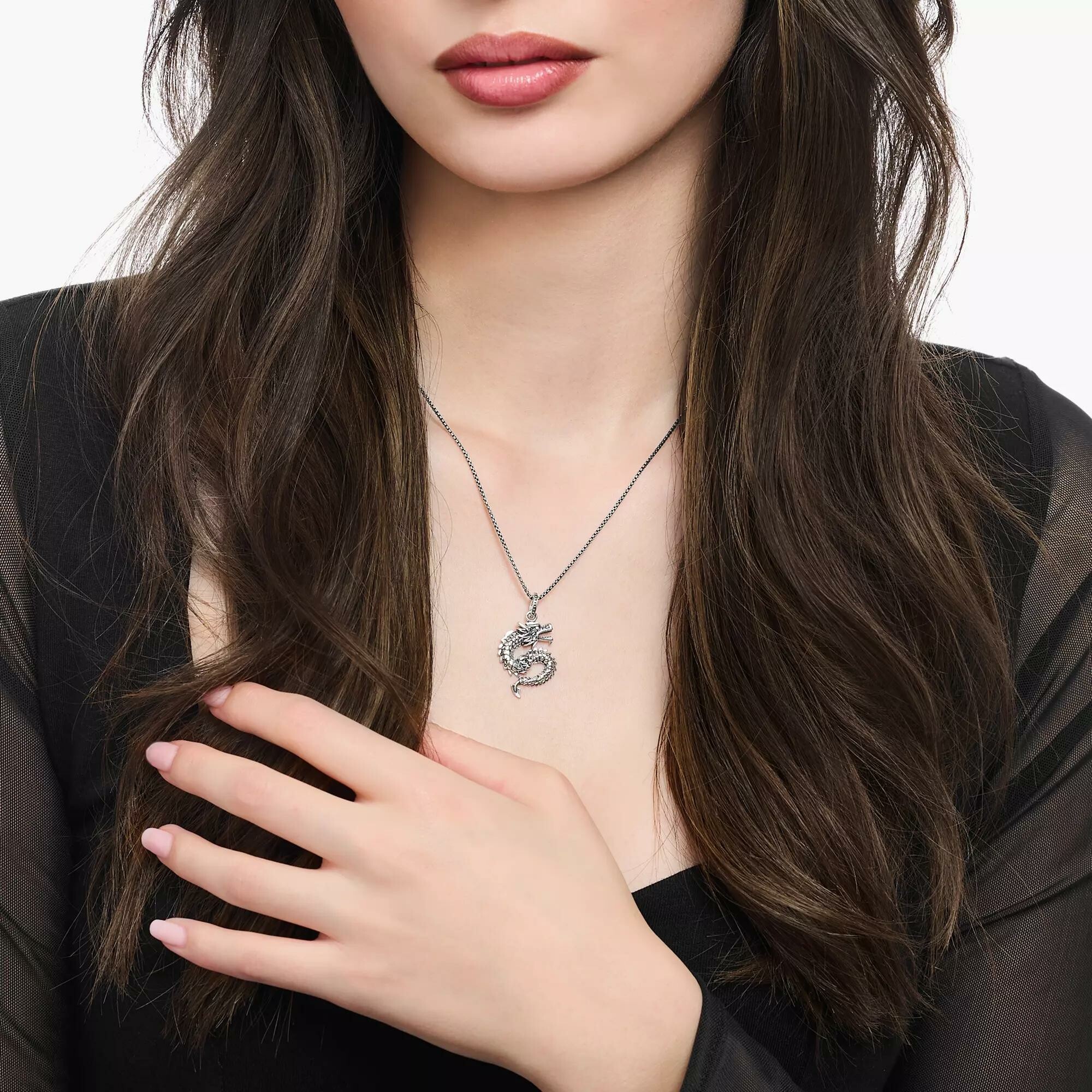 Collier chaîne câble basique en argent sterling 925 couleur or authent – Itz Luxury