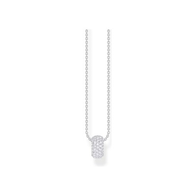 Collier pendentif Thomas Sabo en argent et oxyde de zirconium