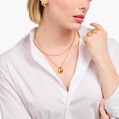 Collier pendentif Thomas Sabo en argent et plaqué or