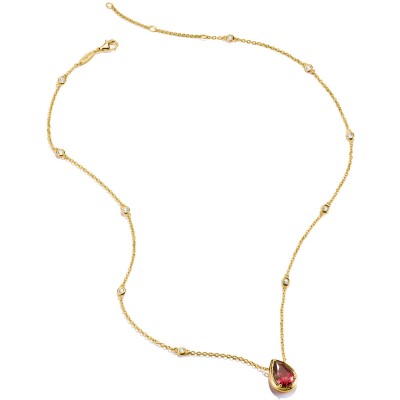 Collier Thomas Sabo en argent, plaqué or et oxyde de zirconium