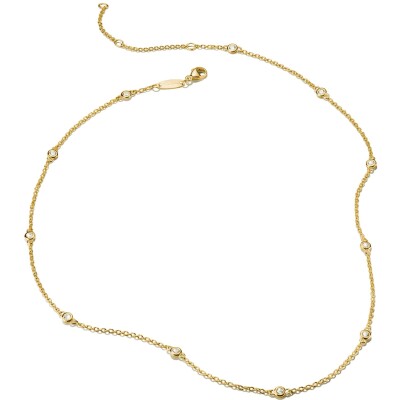 Collier pendentif Thomas Sabo en argent, plaqué or et oxyde de zirconium