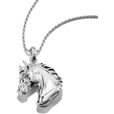 Collier pendentif Thomas Sabo en argent et oxyde de zirconium