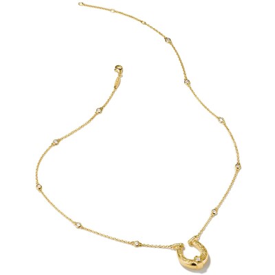 Collier pendentif Thomas Sabo en argent, plaqué or et oxyde de zirconium