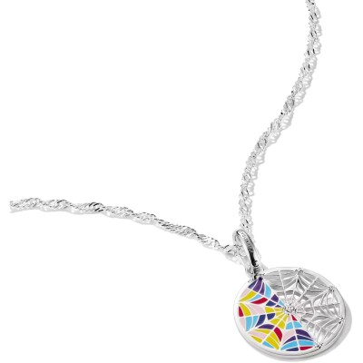 Collier pendentif Thomas Sabo Wednesday en argent, email et oxyde de zirconium