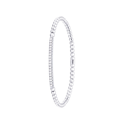 Bracelet Mix-Me flex en or blanc et diamants