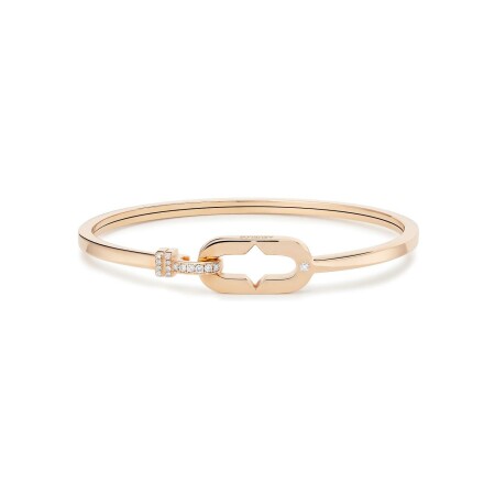 Bracelet Khmissa in Love en or rose et diamants