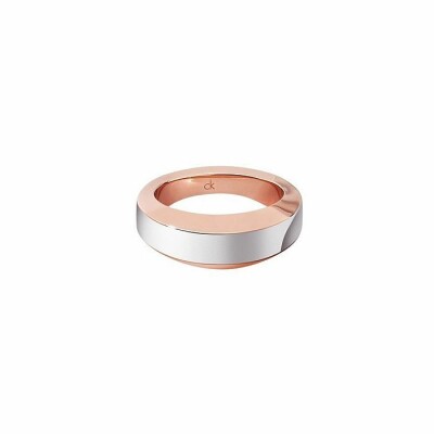 Bague Calvin Klein Steep en acier PVD, taille 54-55