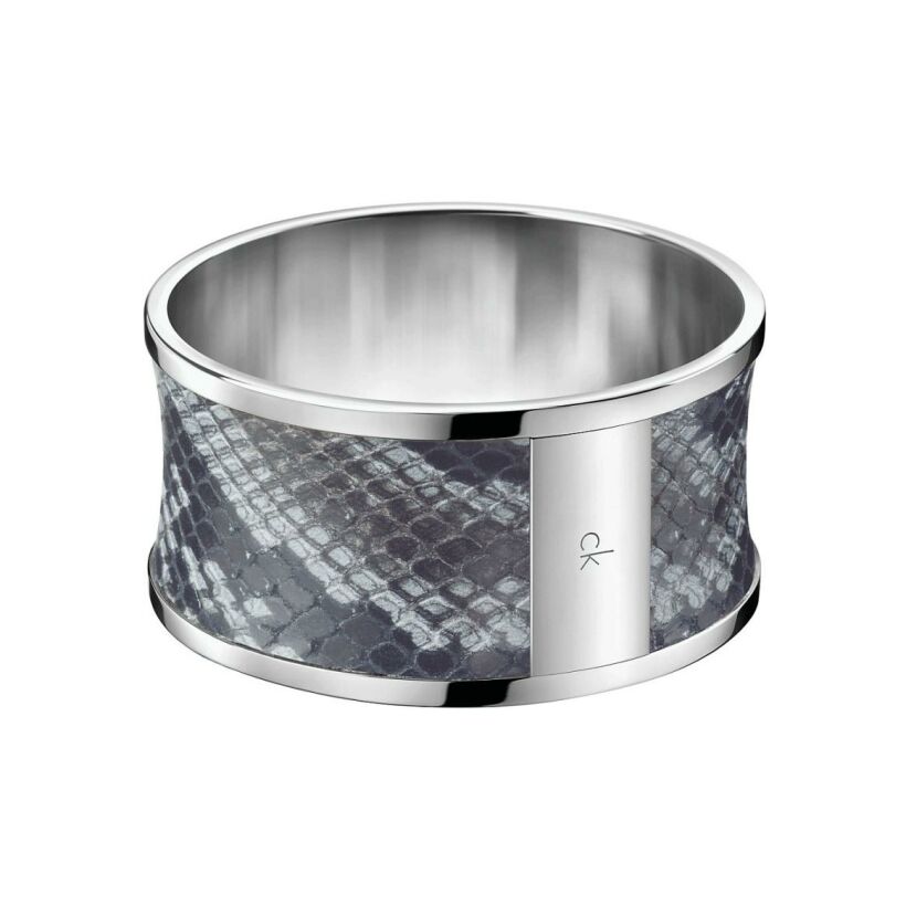 Bracelet Calvin Klein Spellbound en acier et cuir, taille S