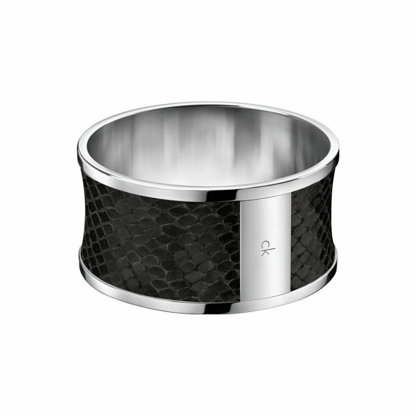 Bracelet Calvin Klein Spellbound en acier et cuir, taille S