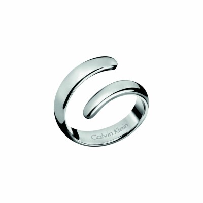 Bague Calvin Klein Embrace en acier, taille 54-55