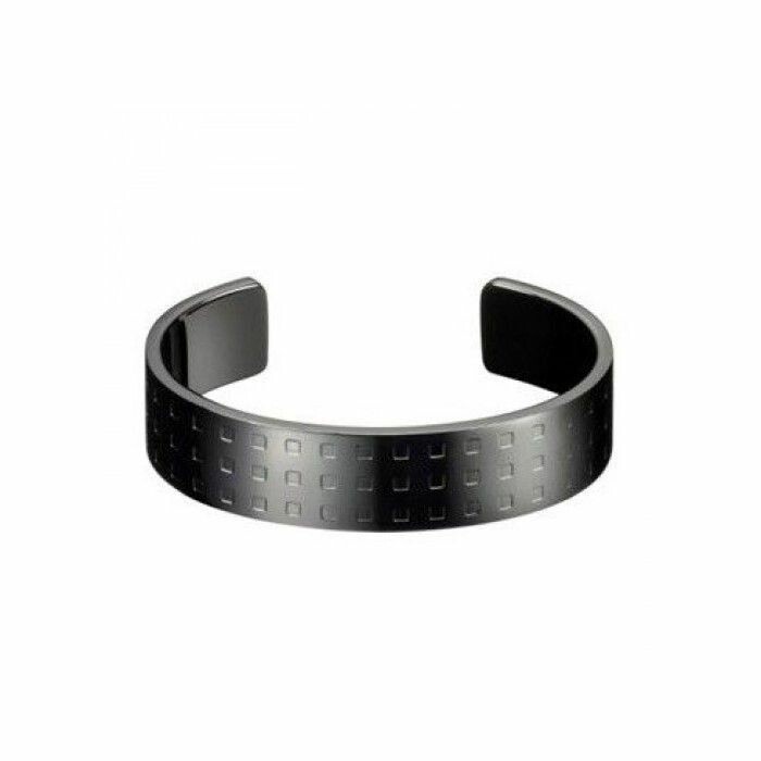 Bracelet Calvin Klein Grid en PVD noir