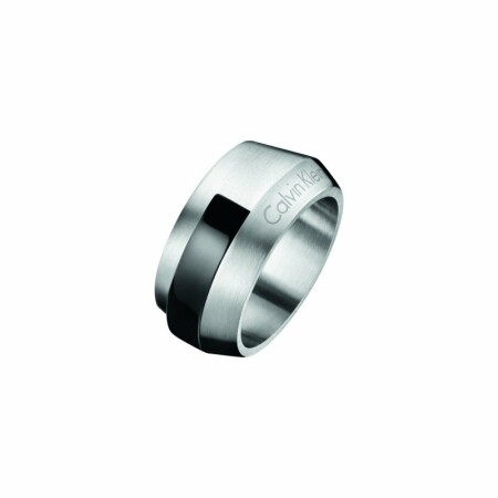 Bague Calvin Klein Bump en acier PVD, taille 59-60