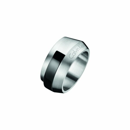 Bague Calvin Klein Bump en acier PVD, taille 64-65