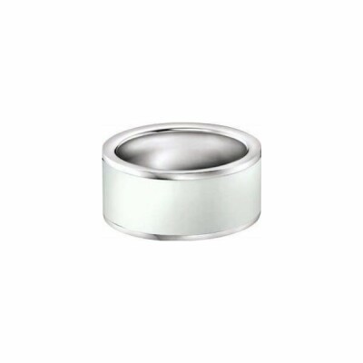 Bague Calvin Klein Gloss en acier, résine