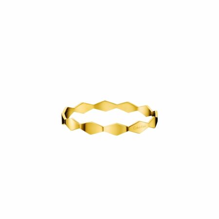 Bracelet Calvin Klein Snake en métal doré rose, taille M