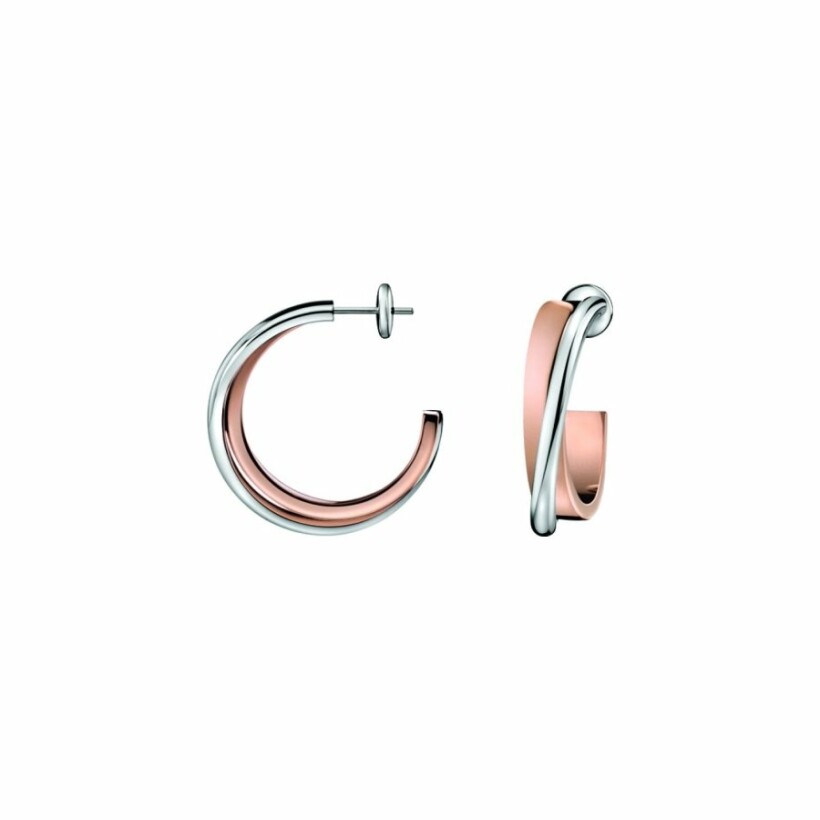 Boucles d'oreilles Calvin Klein Coil en acier PVD