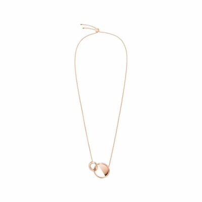 Collier Calvin Klein Locked en métal doré rose