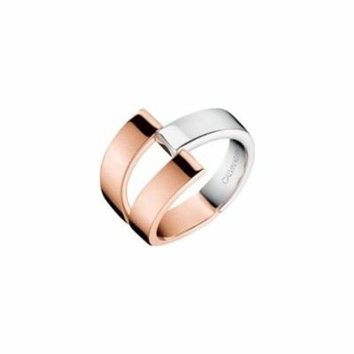 Bague Calvin Klein Truly en acier PVD, taille 54-55