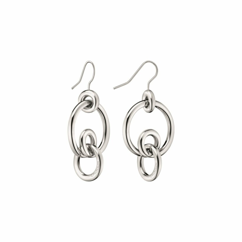 Boucles d'oreilles Calvin Klein en acier