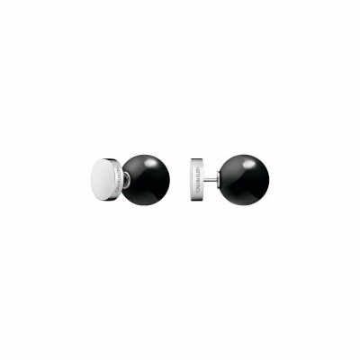 Boucles d'oreilles Calvin Klein en acier et onyx